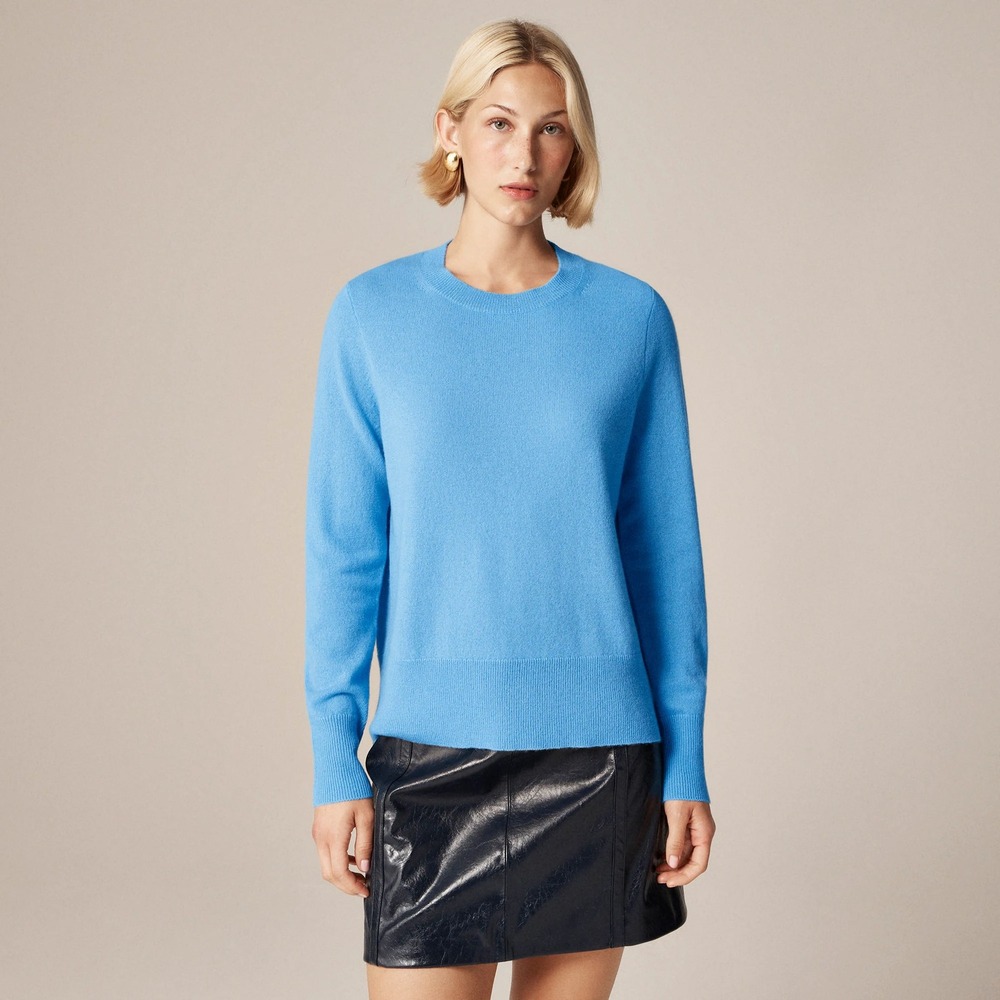 J.Crew 100% Cashmere Classic Fit Crewneck Sweater Sz XL Old Money Preppy Staple